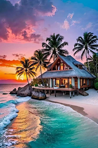 Strand sonnenuntergang - strand,