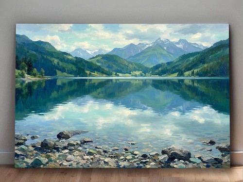 Bergsee klaren licht - im,