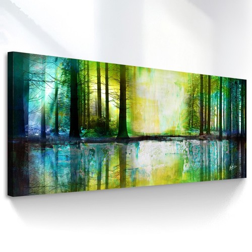 Leinwandbilder landschaft wald - landschaft,