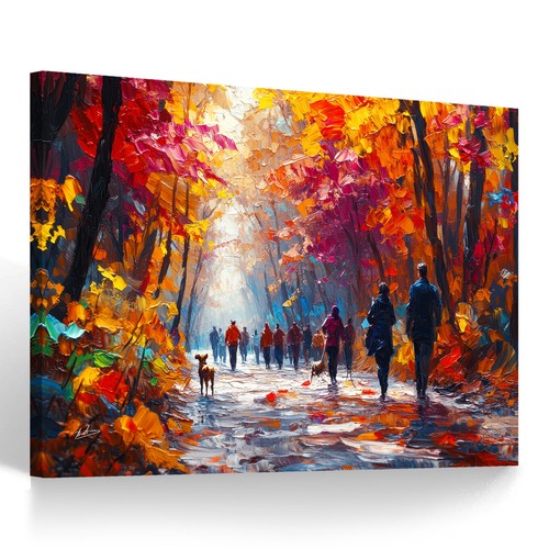 Leinwand bild landschaft - bild, wald