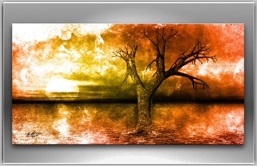 Landschaft abstraktes bilder - landschaft,