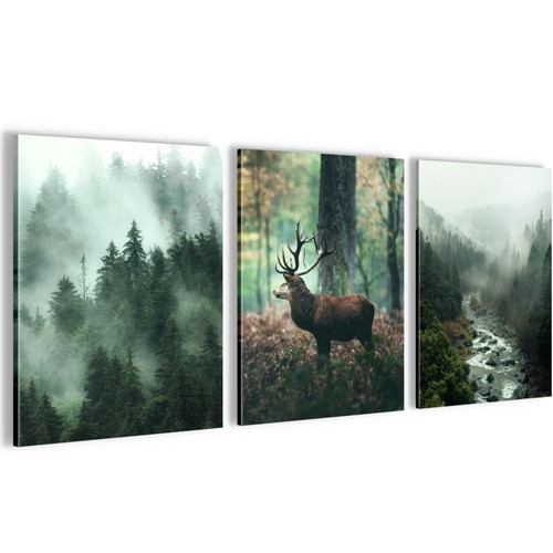 Wandbilder set wald - set, deko
