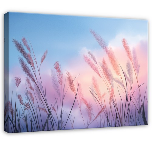 Leinwand pampasgras natur - leinwand,