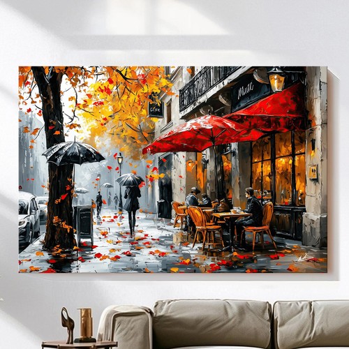 Xxl leinwand bild cafe - leinwand,