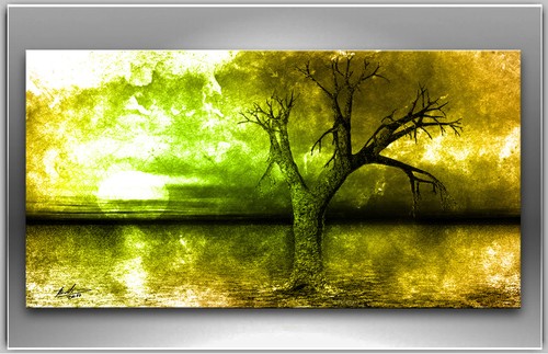 Landschaft abstraktes bilder - landschaft,