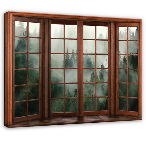 Leinwand landschaft natur wald - leinwand,