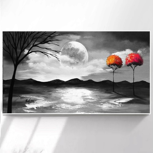 Leinwand bild bäume - leinwand,