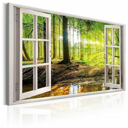 Bilder leinwand fenster blick - leinwand,