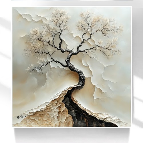 Leinwand bild landschaft baum - landschaft,