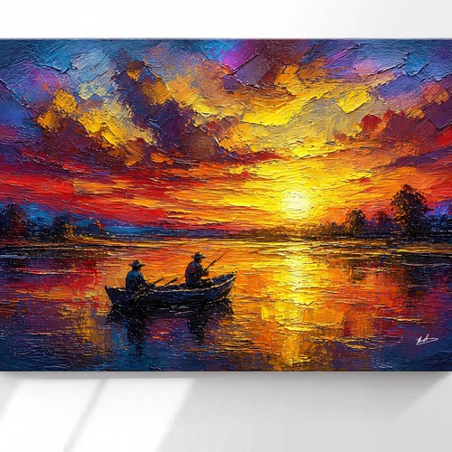 Leinwandbild sonnenuntergang - leinwandbild,