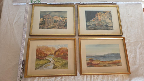4er set gerahmte bilder - 4er,