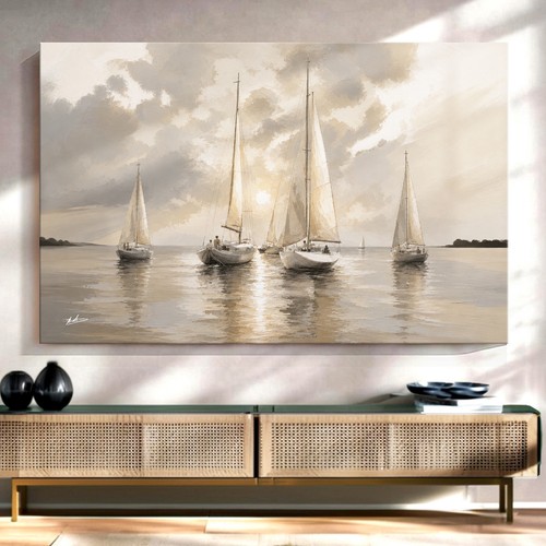 Leinwand bilder xxl segelboote - bilder,