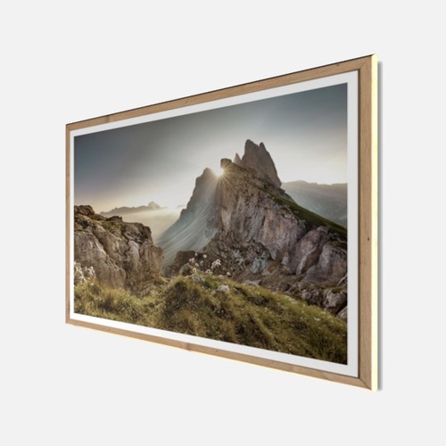 Wandbild gerahmt berge - wandbild,